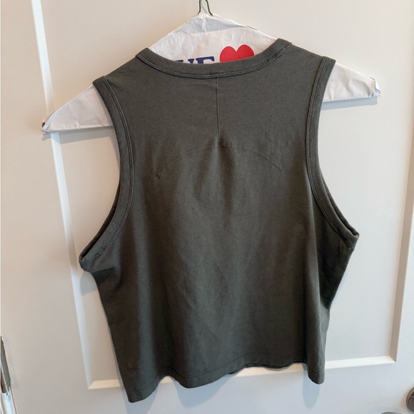 Classic-Fit Cotton-Blend Tank Top - lululemon army green - Picture 7 of 8